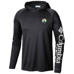 Boston Celtics Terminal Tackle Long Sleeve Hoodie T-Shirt Black - Columbia