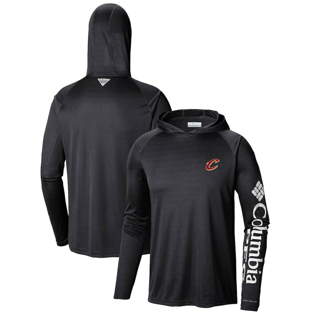 Cleveland Cavaliers Terminal Tackle Long Sleeve Hoodie T-Shirt Black - Columbia
