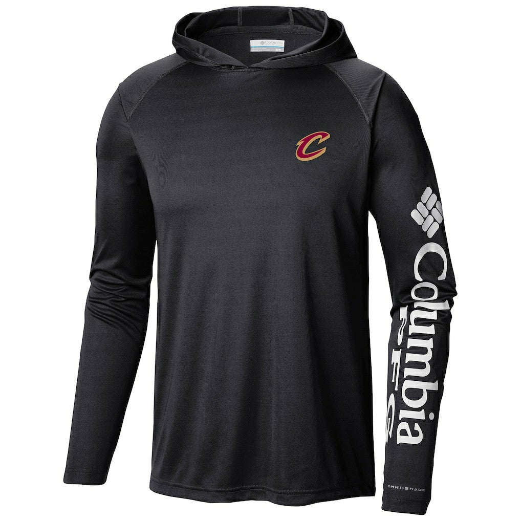 Cleveland Cavaliers Terminal Tackle Long Sleeve Hoodie T-Shirt Black - Columbia
