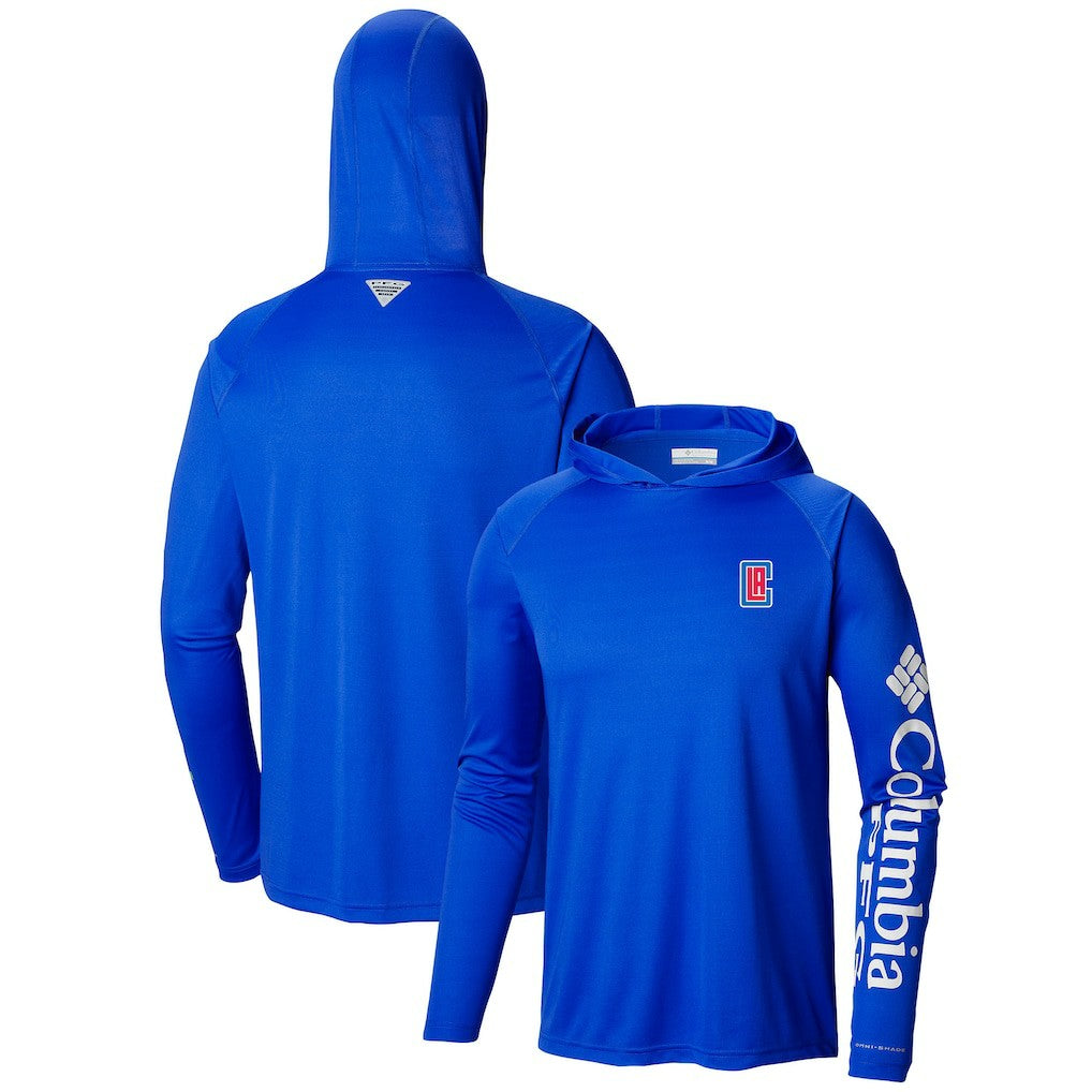 LA Clippers Terminal Tackle Long Sleeve Hoodie T-Shirt Blue - Columbia