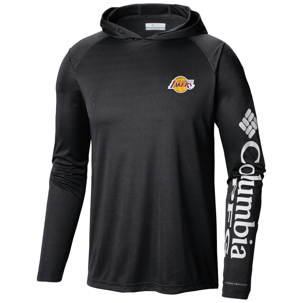 Los Angeles Lakers Terminal Tackle Long Sleeve Hoodie T-Shirt Black - Columbia