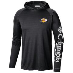 Los Angeles Lakers Terminal Tackle Long Sleeve Hoodie T-Shirt Black - Columbia