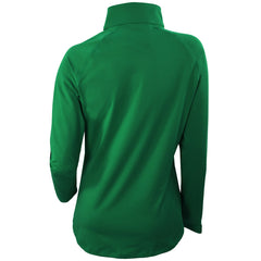 Milwaukee Bucks Women's Omni-Wick Outward Nine Quarter-Zip Pullover Top Forest Green - Columbia