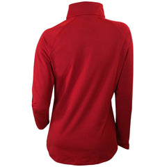 New Orleans Pelicans Women's Omni-Wick Outward Nine Quarter-Zip Pullover Top Red - Columbia