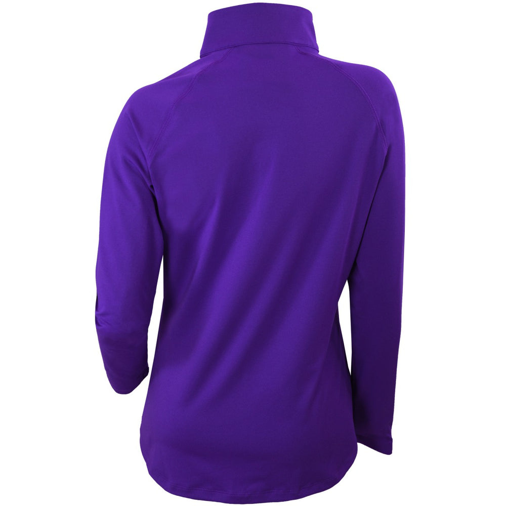 Sacramento Kings Women's Omni-Wick Outward Nine Quarter-Zip Pullover Top Purple - Columbia