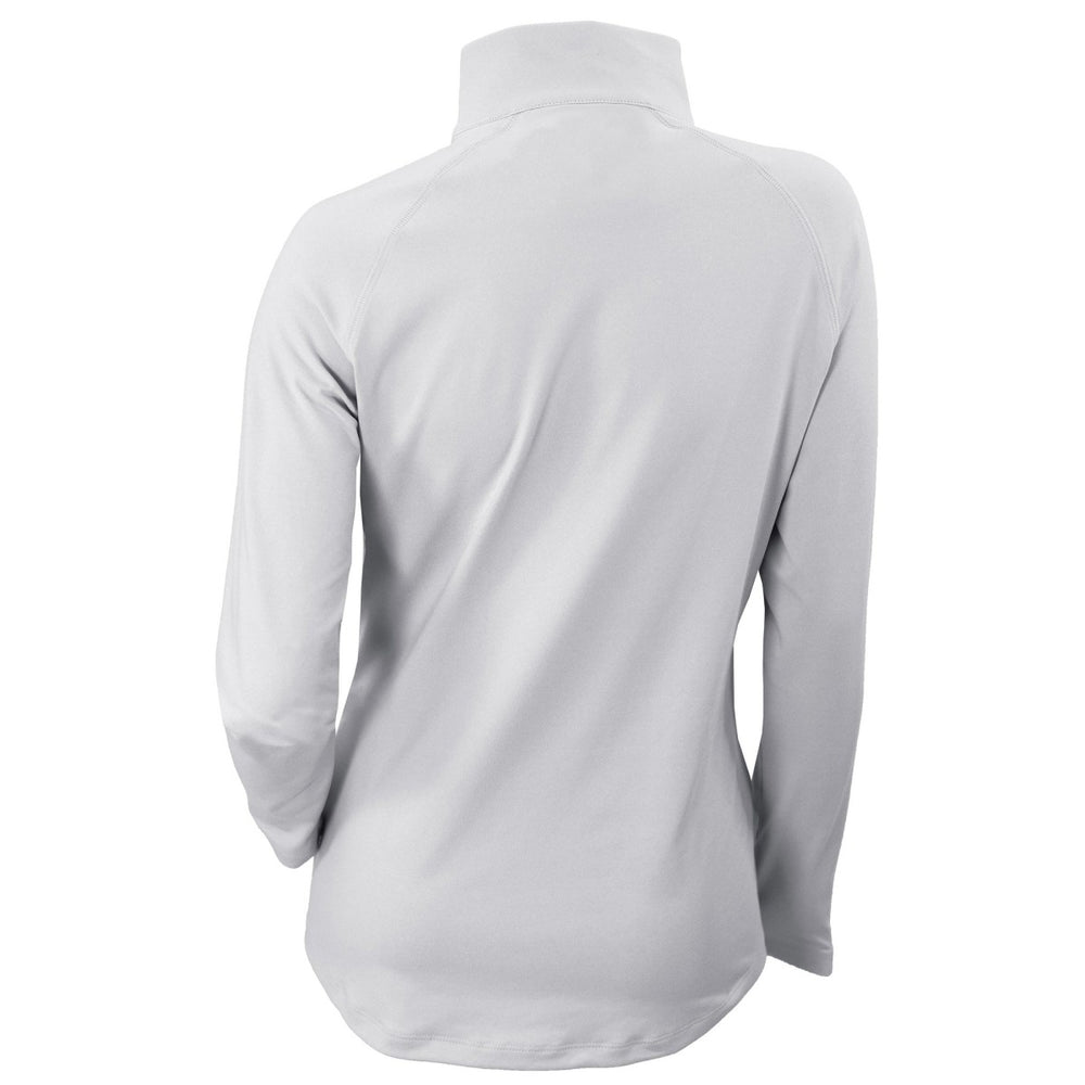 San Antonio Spurs Women's Omni-Wick Outward Nine Quarter-Zip Pullover Top White - Columbia