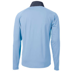 Los Angeles Chargers Cutter & Buck Helmet Adapt Eco Knit Hybrid Recycled Quarter-Zip Pullover Top - Purple Pullover