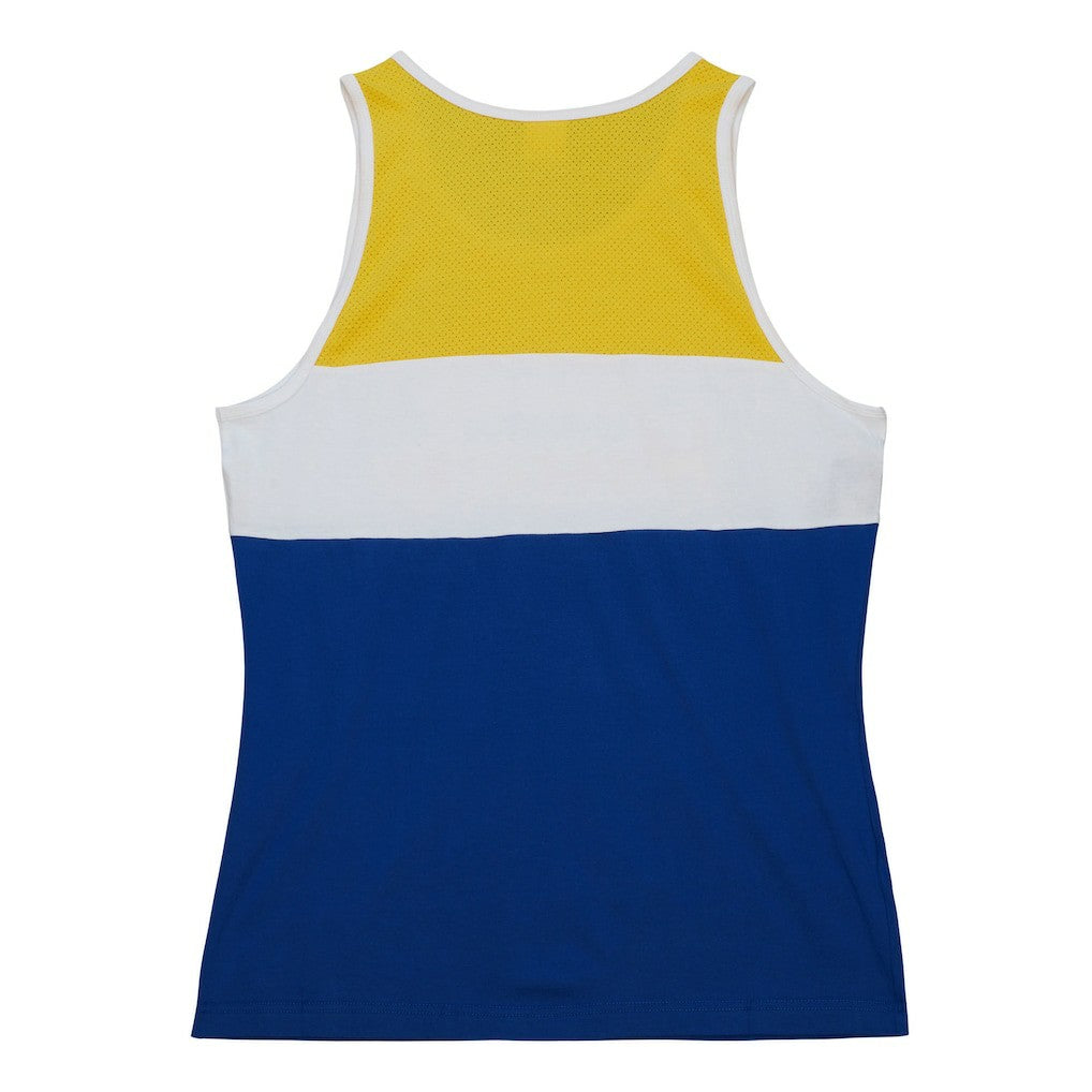 Golden State Warriors Special Script Tank Top Royal - Mitchell & Ness