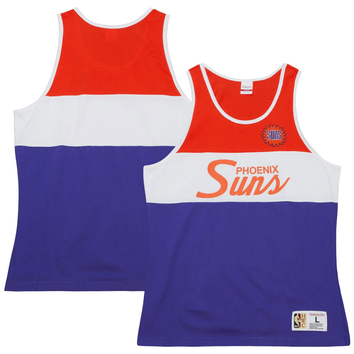 Phoenix Suns Special Script Tank Top Purple - Mitchell & Ness