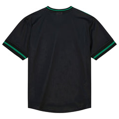 Boston Celtics Jumbotron 3.0 Mesh V-Neck T-Shirt Kelly Green - Mitchell & Ness