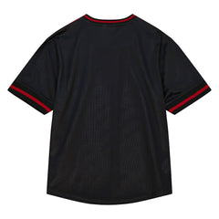 Chicago Bulls Jumbotron 3.0 Mesh V-Neck T-Shirt Red - Mitchell & Ness
