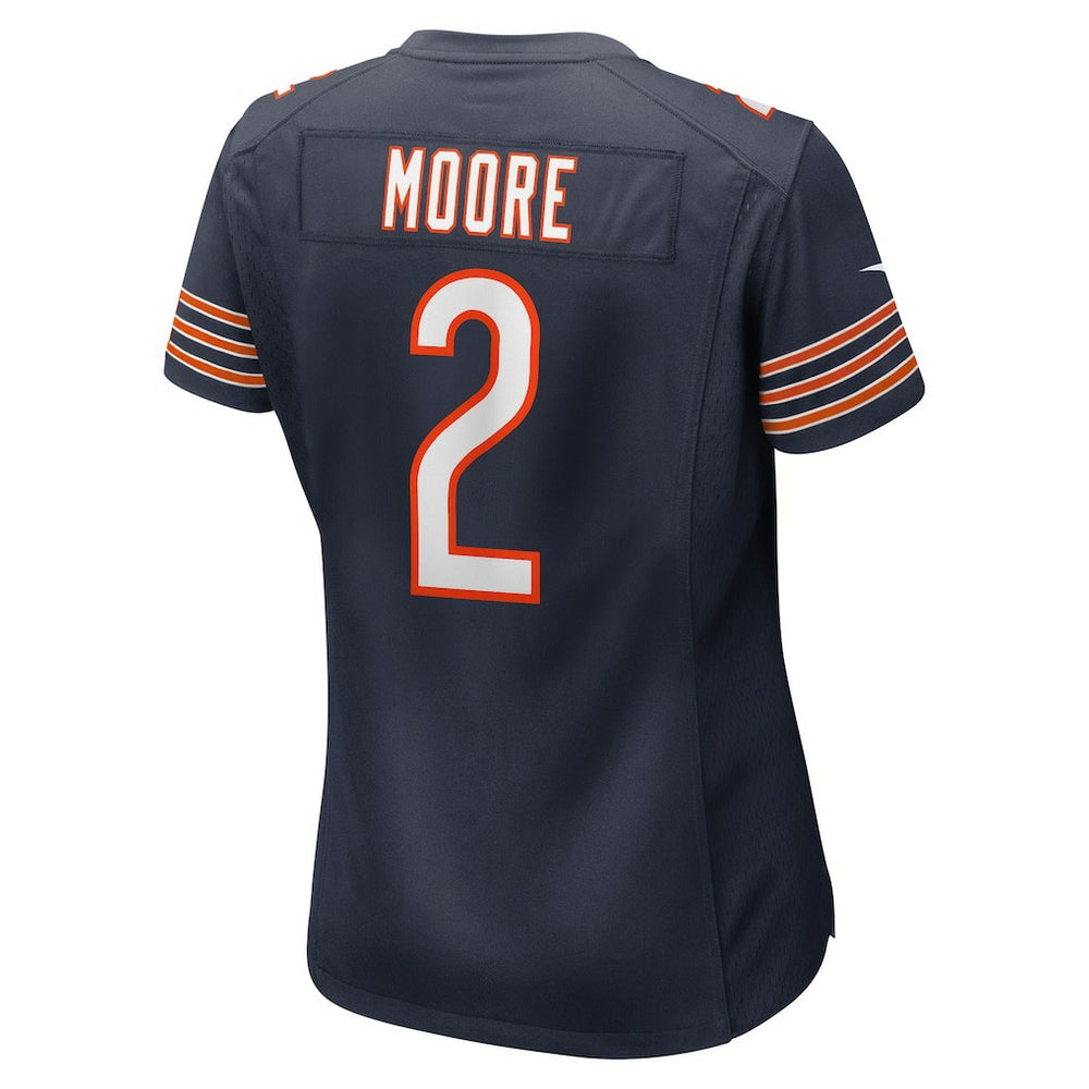 D.J. Moore Chicago Bears Women's Player Jersey - Navy Jerseys