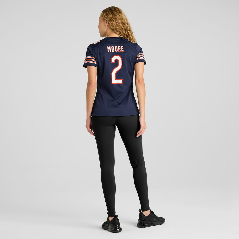 D.J. Moore Chicago Bears Women's Player Jersey - Navy Jerseys