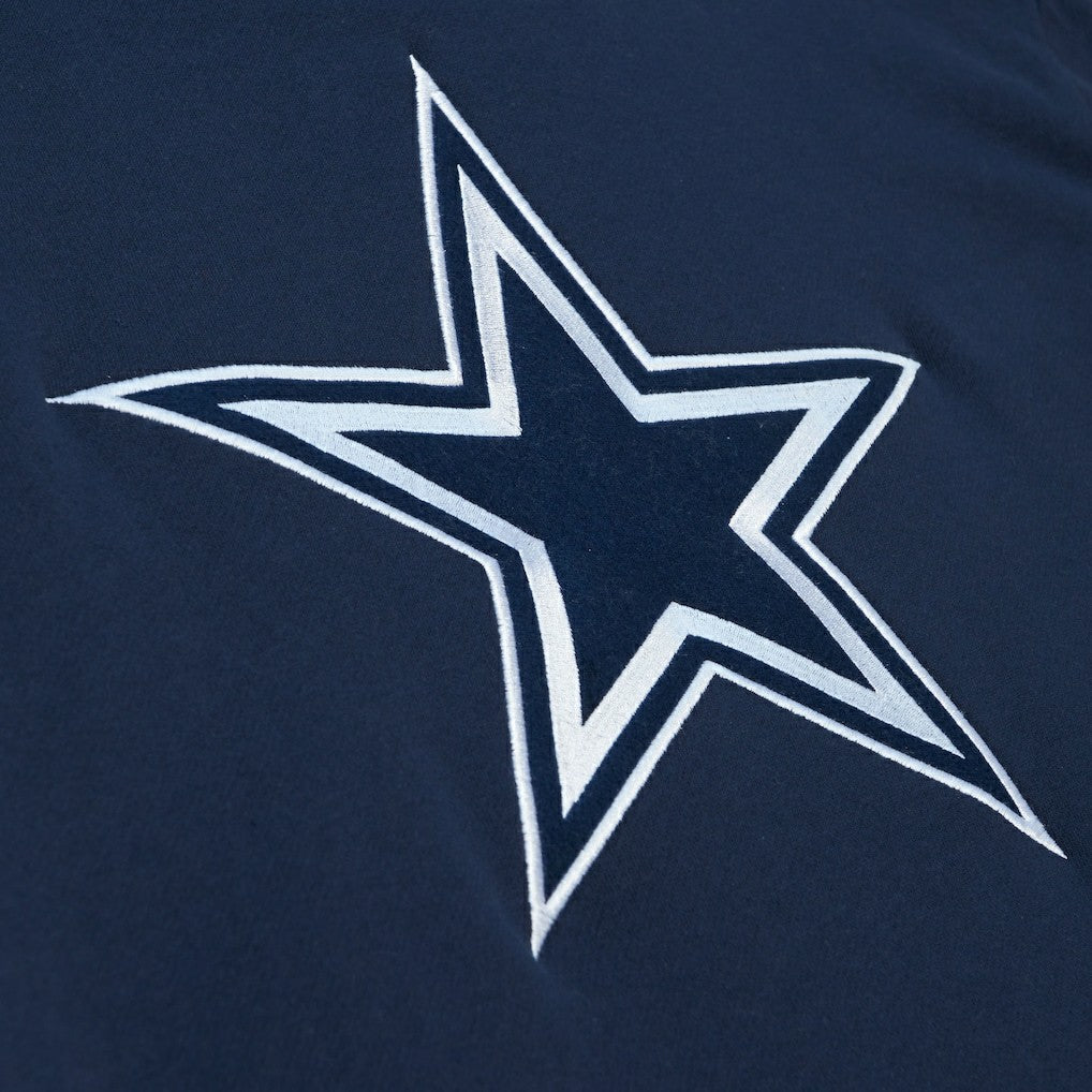 Dallas Cowboys Postgame Short Sleeve Hoodie - Navy Hoodies