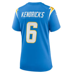Eric Kendricks Los Angeles Chargers Women's Game Player Jersey - Powder Blue Jerseys