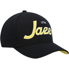 Utah Jazz MVP Team Script 2.0 Stretch Snapback Hat Black - Mitchell & Ness outlet