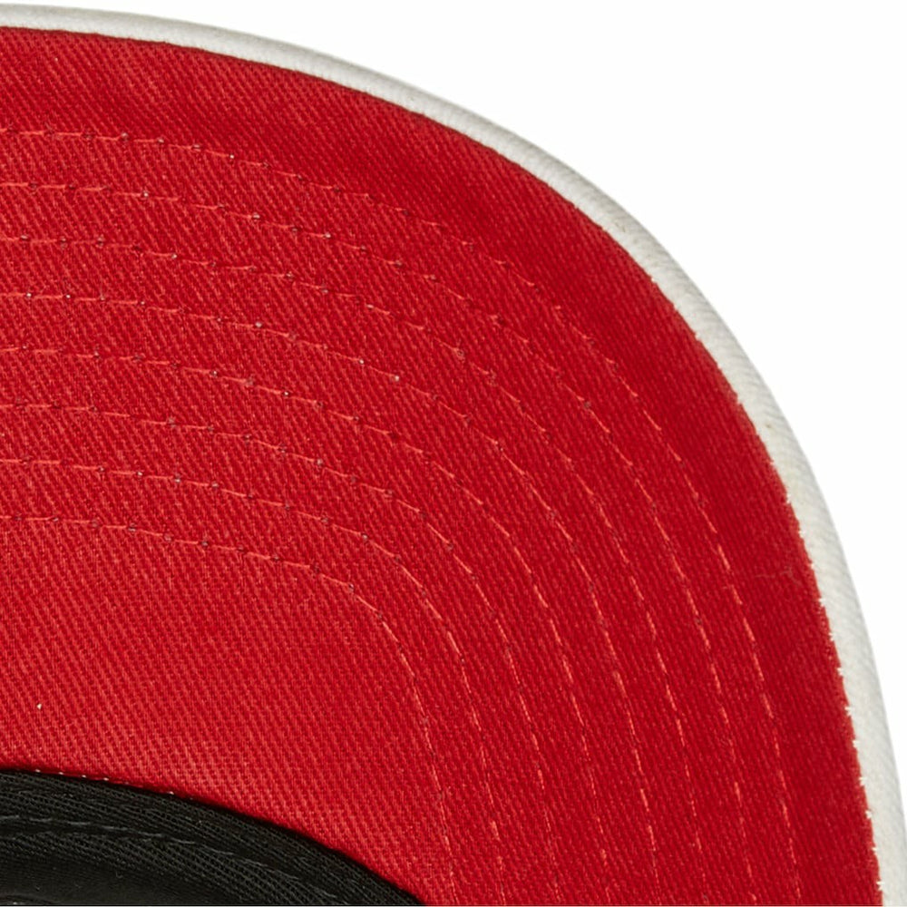 Chicago Bulls Hardwood Classics All In Retro Snapback Hat White - Mitchell & Ness