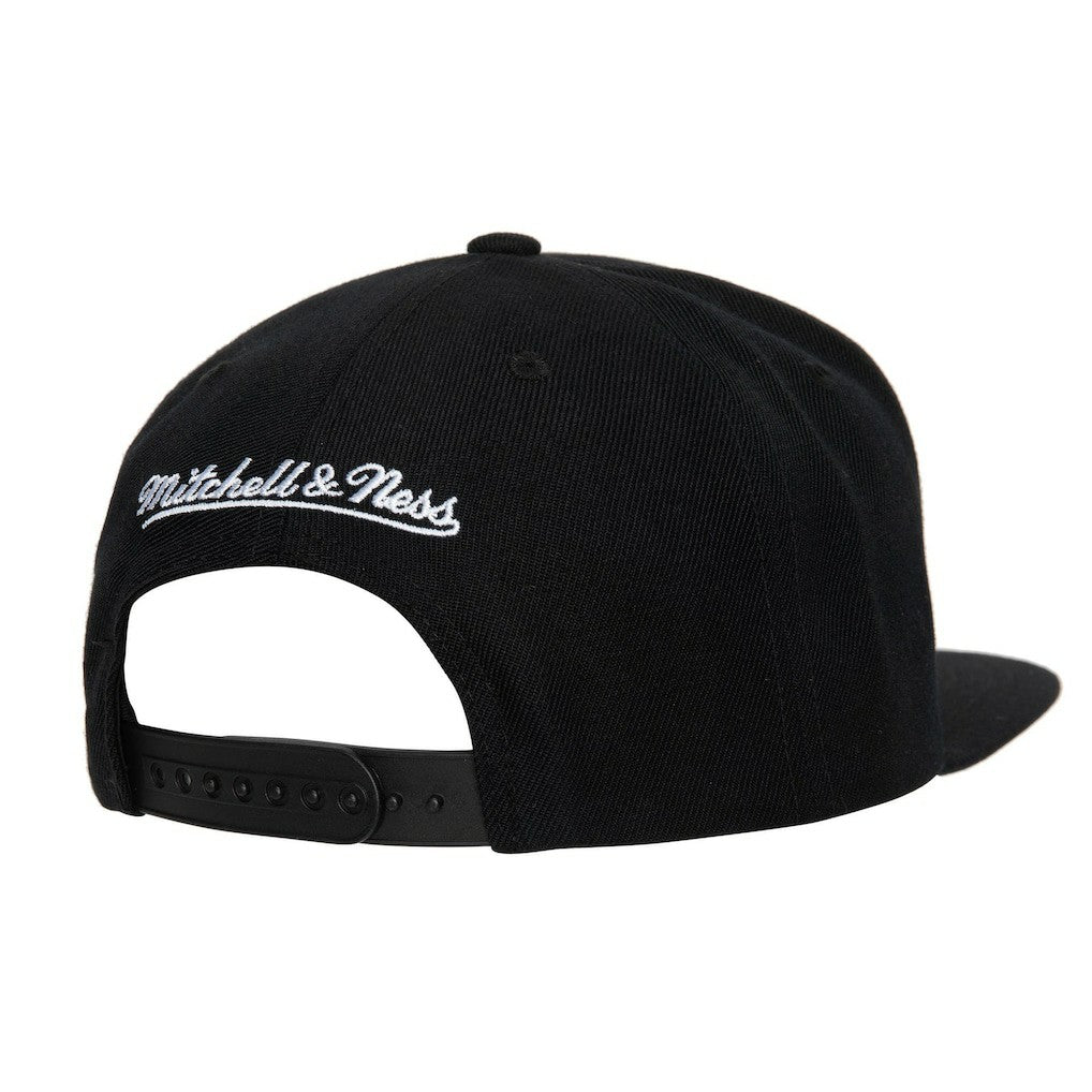 Golden State Warriors Hardwood Classics MVP Team Script 2.0 Snapback Hat Black - Mitchell & Ness