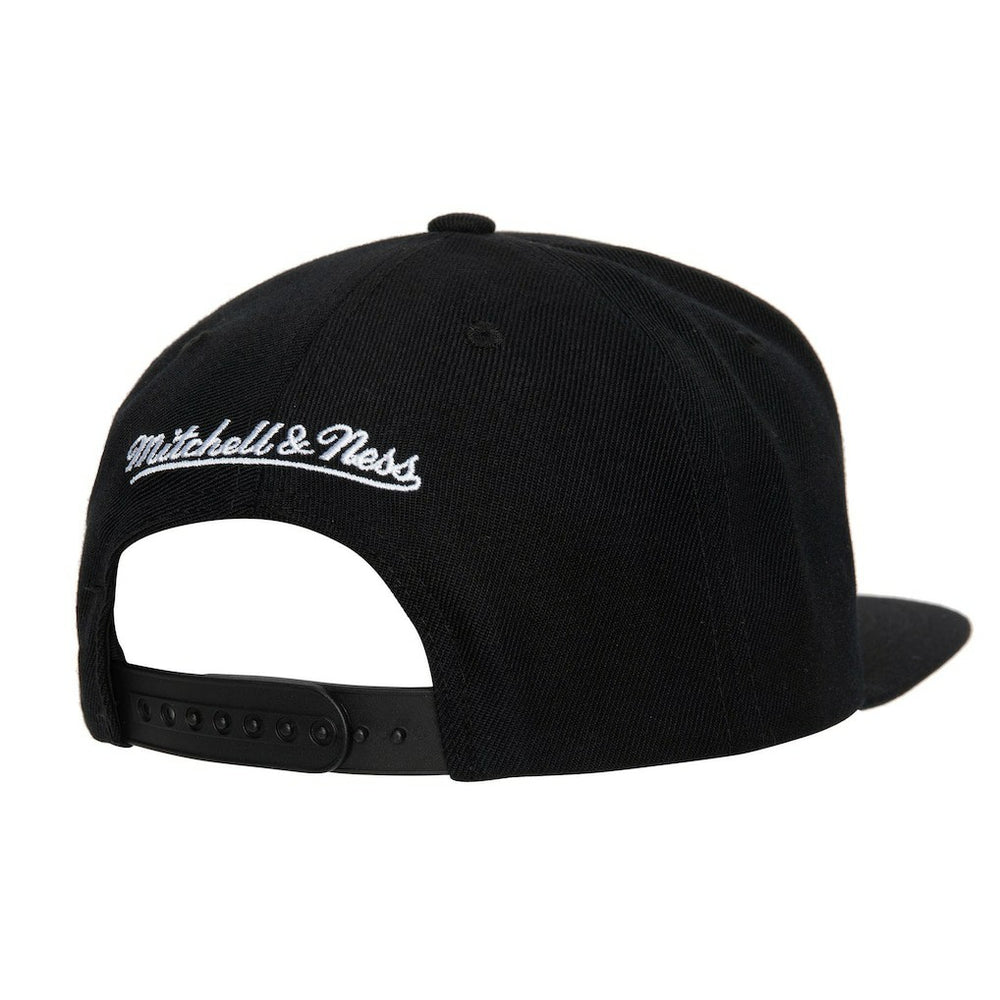 Golden State Warriors Hardwood Classics MVP Team Script 2.0 Snapback Hat Black - Mitchell & Ness