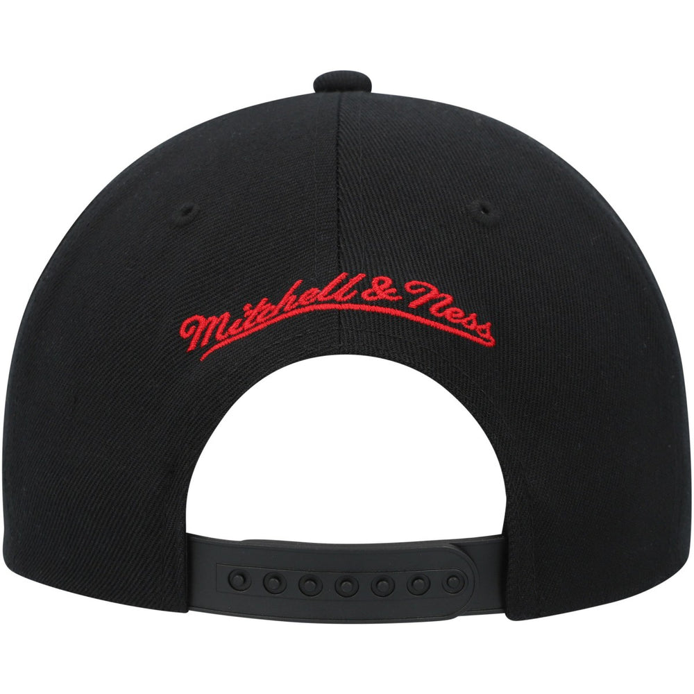 Miami Heat Hardwood Classics MVP Team Script 2.0 Snapback Hat Black - Mitchell & Ness outlet