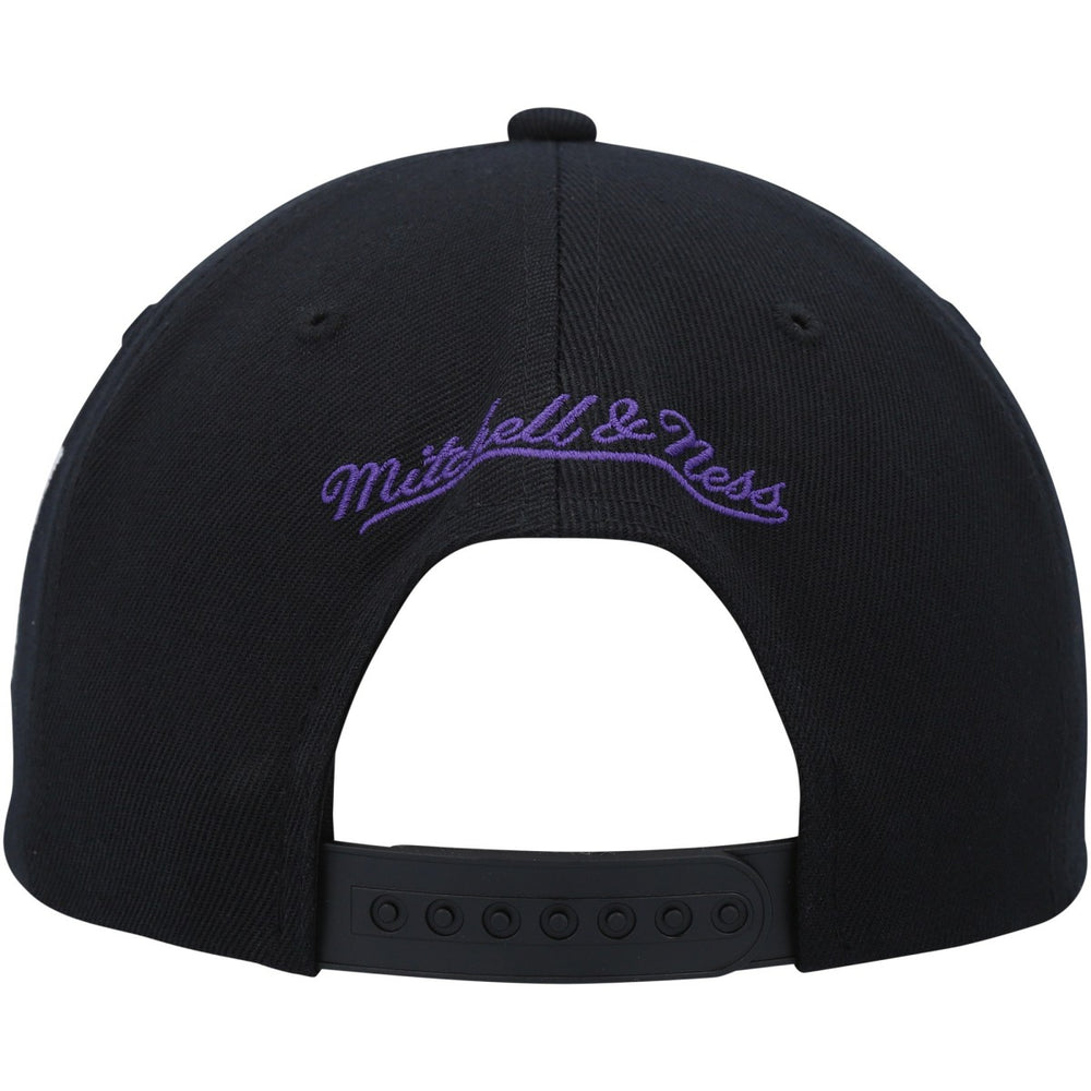 Phoenix Suns Hardwood Classics MVP Team Script 2.0 Snapback Hat Black - Mitchell & Ness