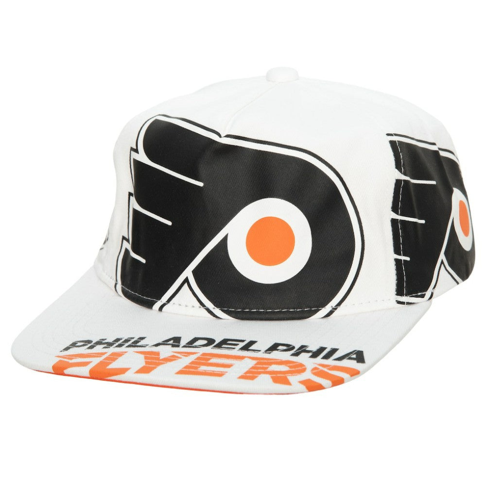 Philadelphia Flyers Mitchell & Ness In Your Face Deadstock Snapback Hat - White | US 200054817