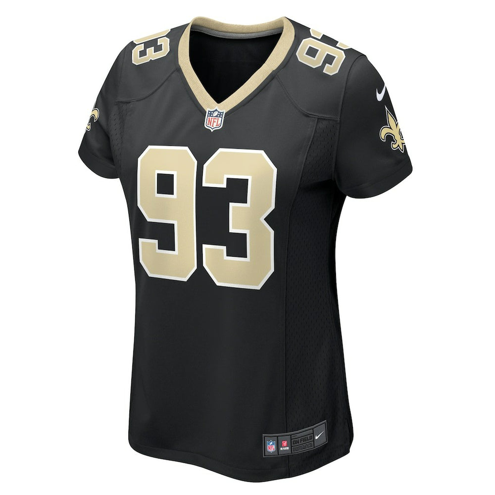 Nathan Shepherd New Orleans Saints Women's Game Jersey - Black Jerseys