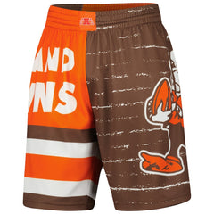 Cleveland Browns Jumbotron 3.0 Shorts - Brown Shorts