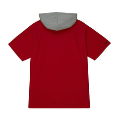 Kansas City Chiefs Postgame Short Sleeve Hoodie - Red Hoodies