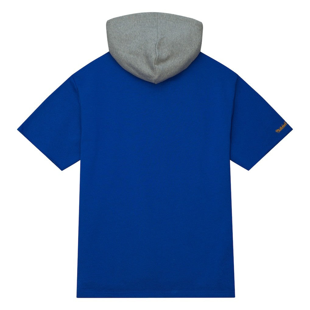 Los Angeles Rams Postgame Short Sleeve Hoodie - Royal Hoodies