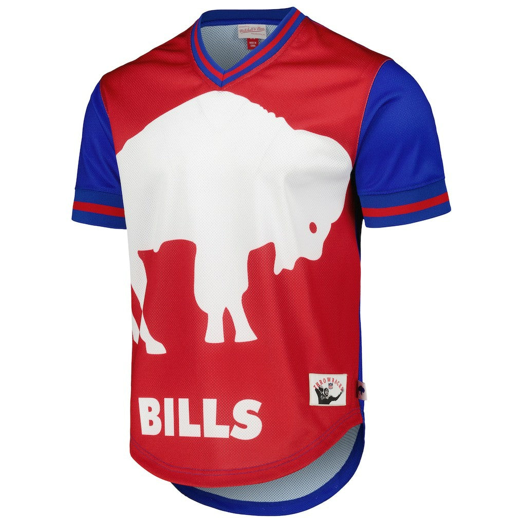 Buffalo Bills Jumbotron 3.0 Mesh V-Neck T-Shirt - Royal T-shirts
