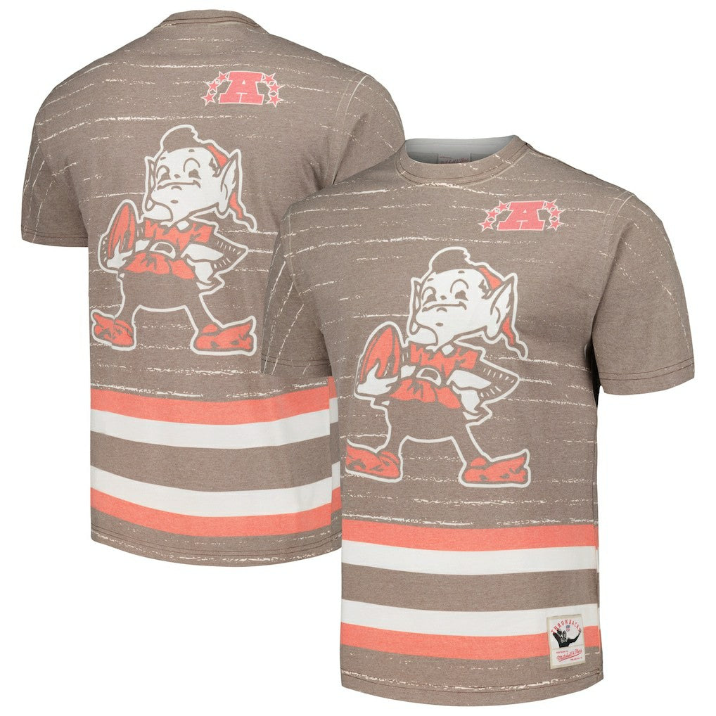 Cleveland Browns Jumbotron 3.0 T-Shirt - Brown T-shirts