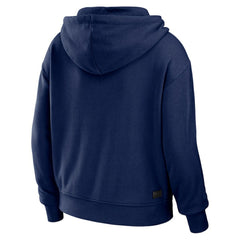 Boston Red Sox WEAR by Erin Andrews Women's  Color Block Full-Zip Hoodie - Navy/White Hoodies