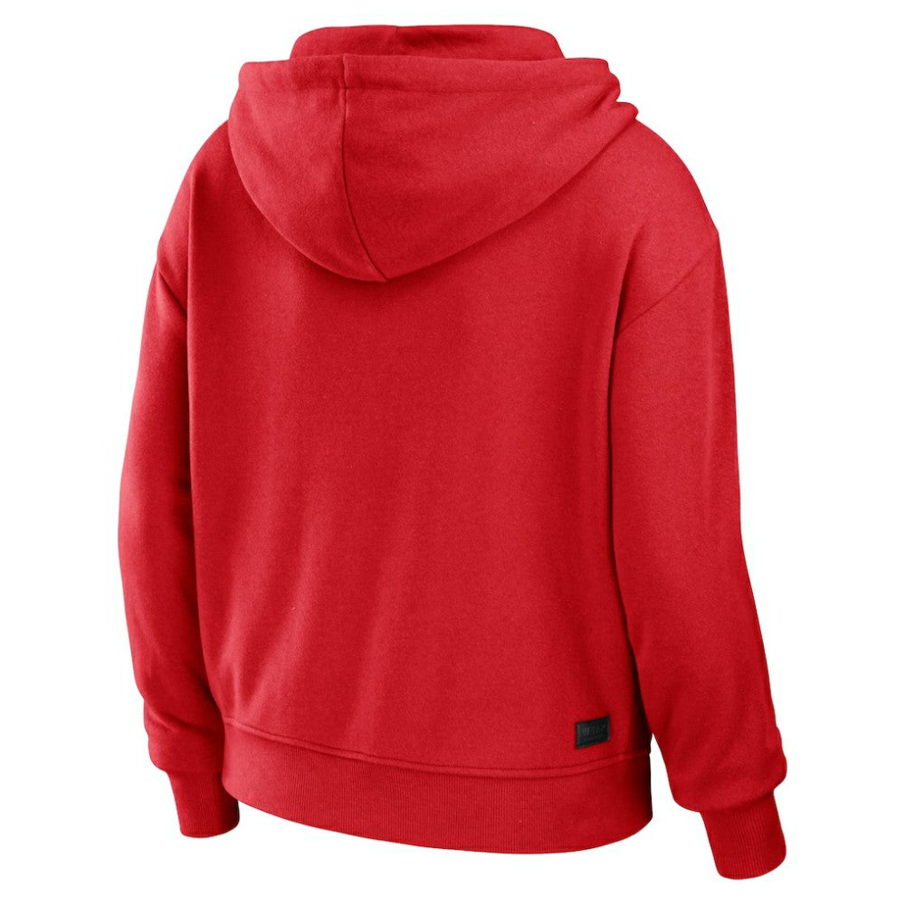 St. Louis Cardinals WEAR by Erin Andrews Women's  Color Block Full-Zip Hoodie - Red/White Hoodies