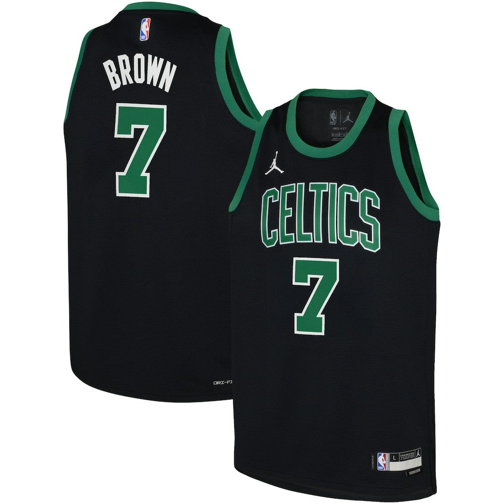 Jaylen Brown Boston Celtics Jordan Brand Youth Swingman Jersey Statement Edition Black