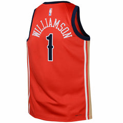 Zion Williamson New Orleans Pelicans Jordan Brand Swingman Jersey Statement Red