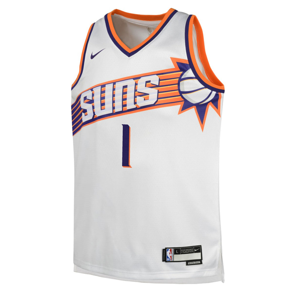 Devin Booker Phoenix Suns Youth Swingman Jersey Association Edition White - Nike
