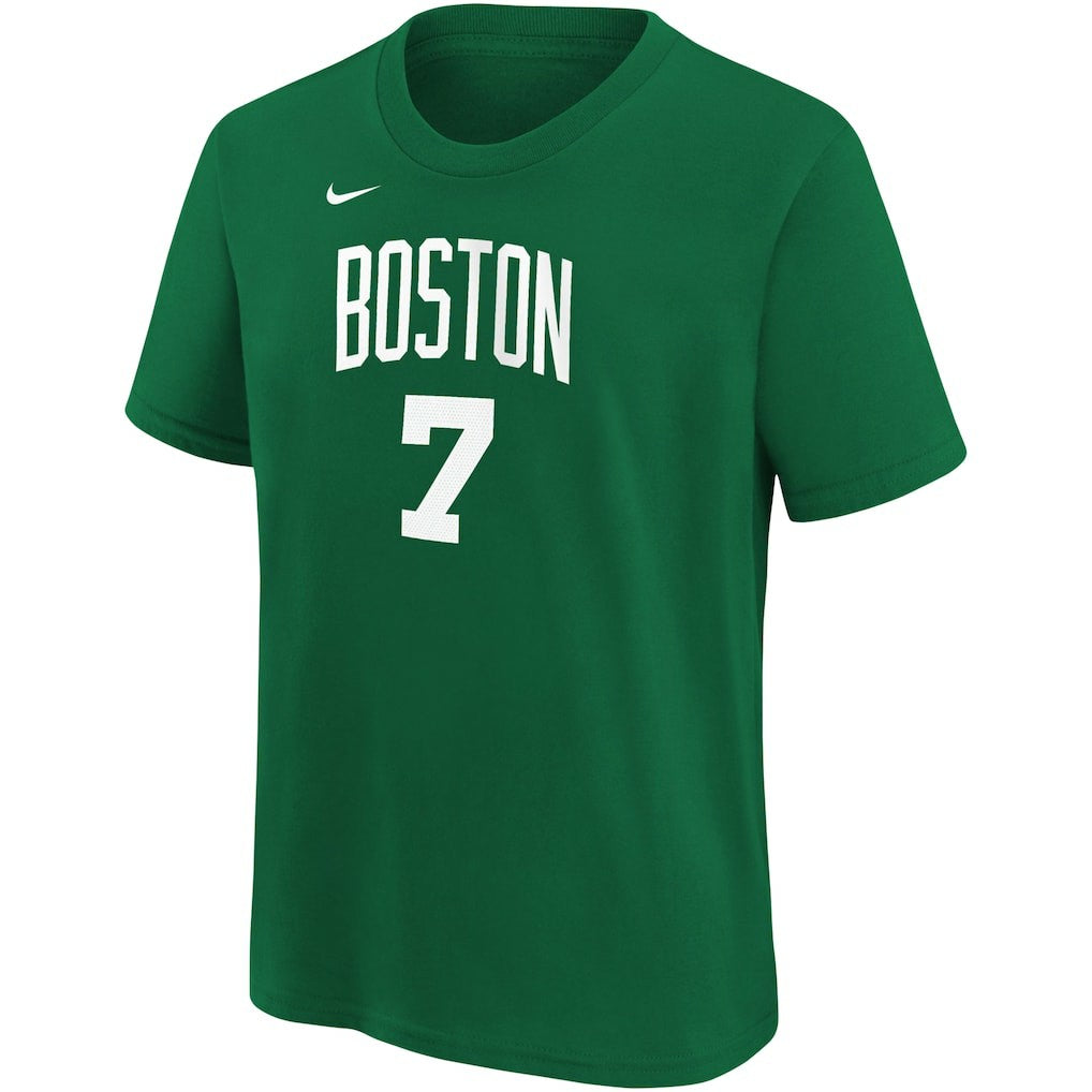 Jaylen Brown Boston Celtics Youth Icon Name & Number T-Shirt Kelly Green