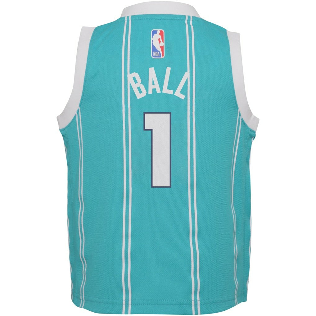 LaMelo Ball Charlotte Hornets Jordan Brand Preschool Swingman Player Jersey Icon Edition Teal outlet