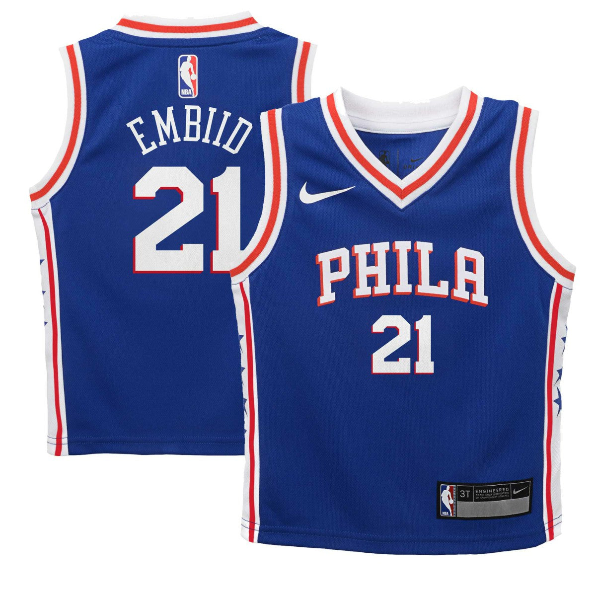 Joel Embiid Philadelphia 76ers Preschool Swingman Player Jersey Icon Edition Royal - Nike
