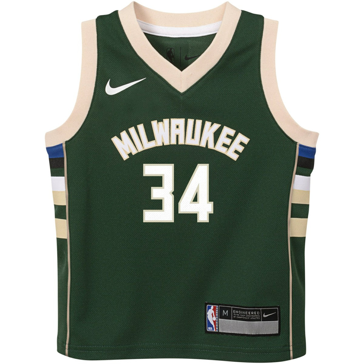 Giannis Antetokounmpo Milwaukee Bucks Preschool Swingman Player Jersey Icon Edition Hunter Green - Nike