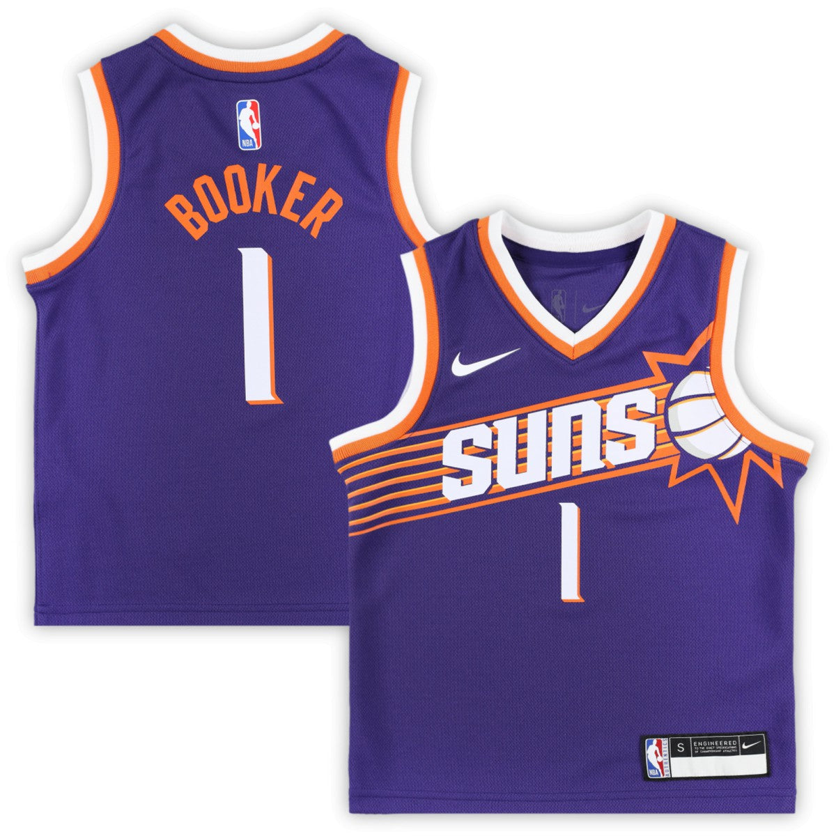 Devin Booker Phoenix Suns Preschool Swingman Player Jersey Icon Edition Purple - Nike