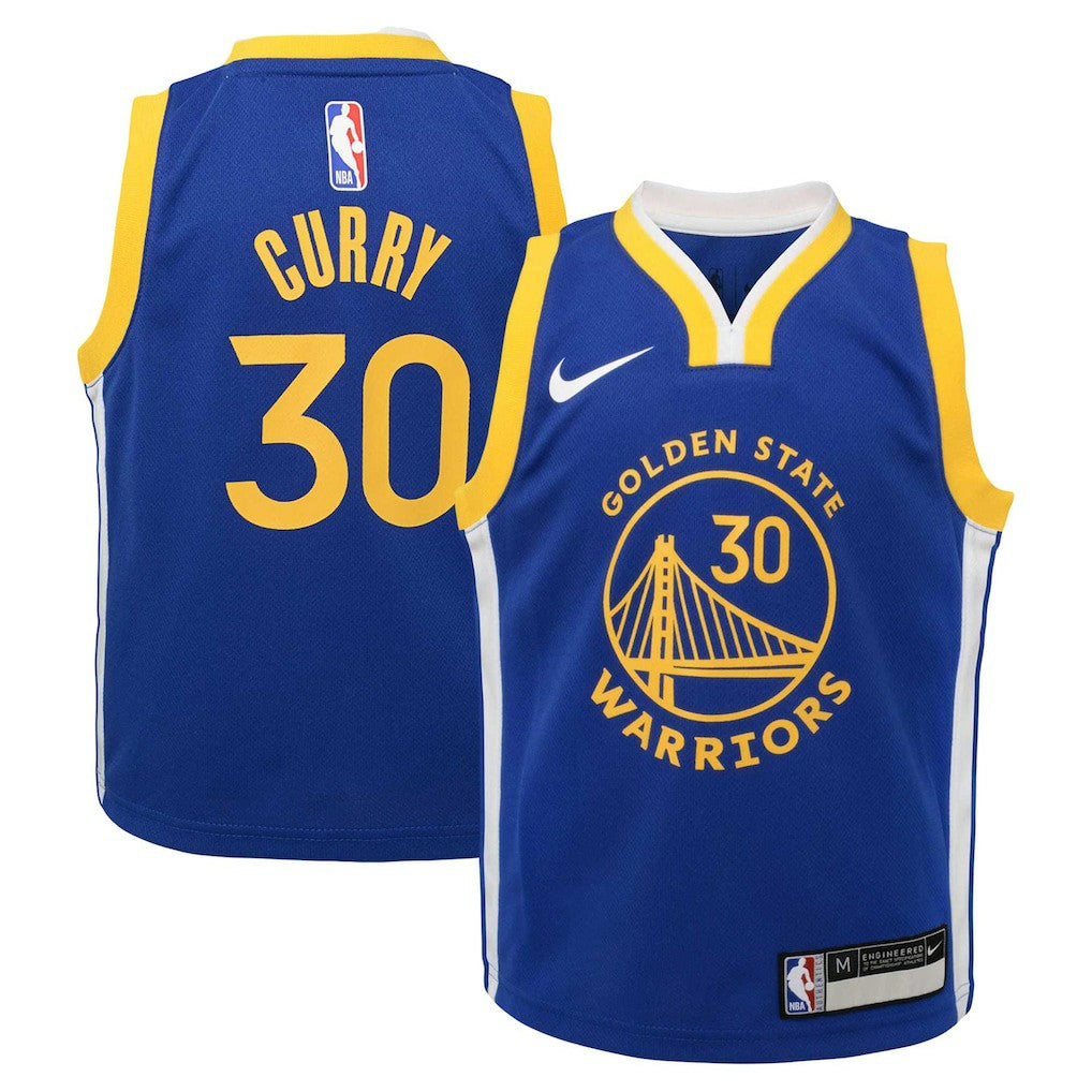 Stephen Curry Golden State Warriors Preschool Dri-FIT Swingman Player Jersey Icon Editi- Royal - Nike