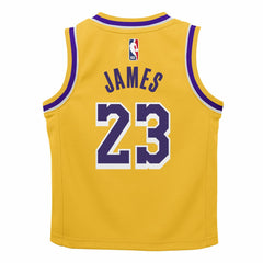 LeBron James Los Angeles Lakers Preschool Dri-FIT Swingman Player Jersey Icon Edition Gold - Nike