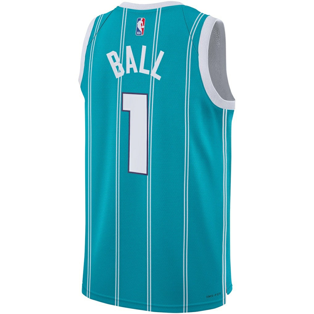 LaMelo Ball Charlotte Hornets Youth Swingman Jersey Icon Edition Teal - Nike