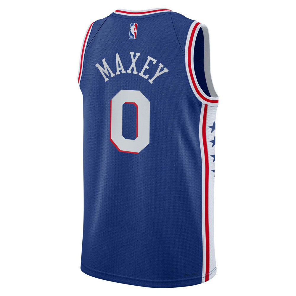 Tyrese Maxey Philadelphia 76ers Youth Swingman Jersey Icon Edition Royal - Nike