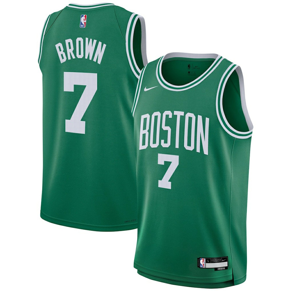 Jaylen Brown Boston Celtics Youth Swingman Jersey Icon Edition Kelly Green - Nike