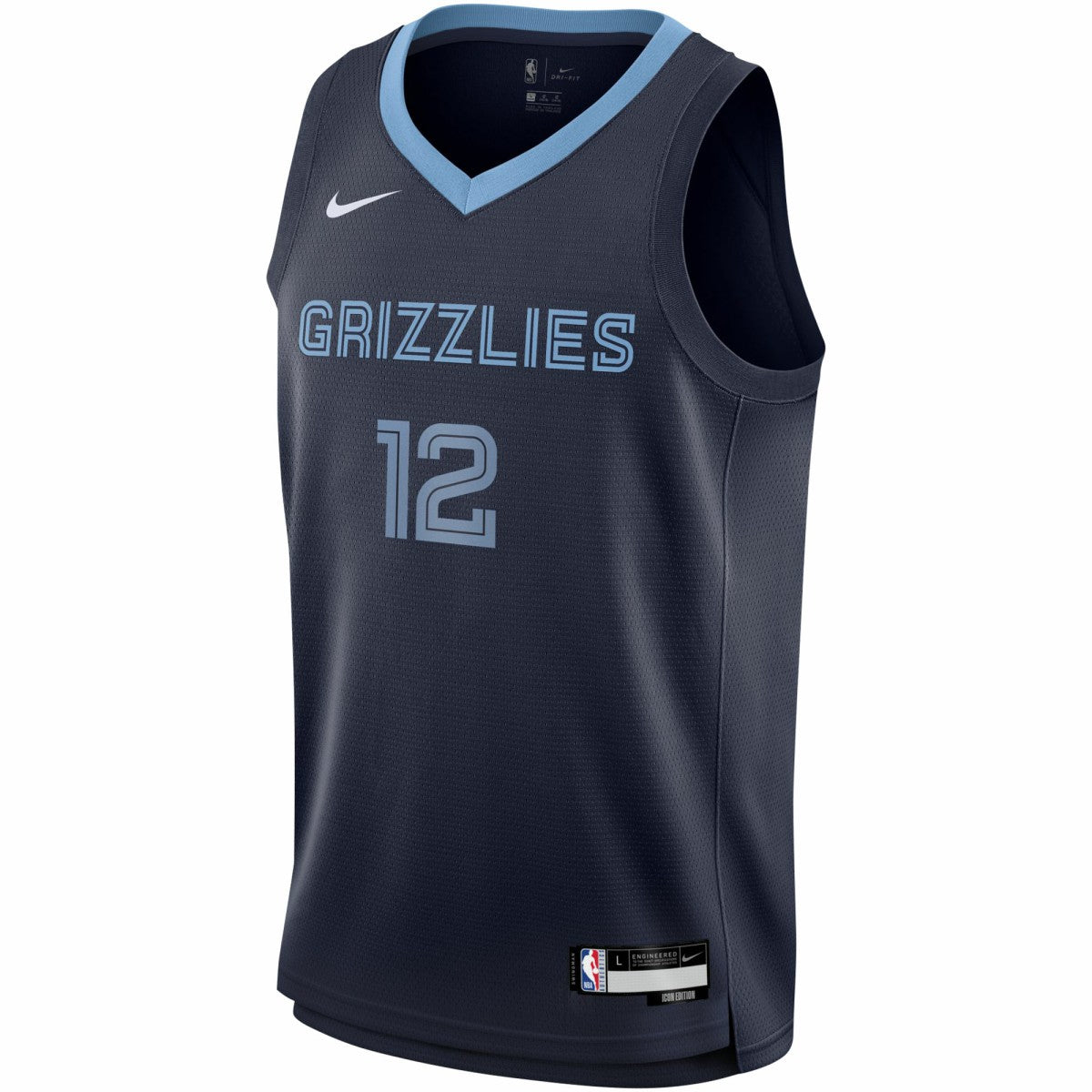Ja Morant Memphis Grizzlies Youth Swingman Jersey Icon Edition Navy - Nike