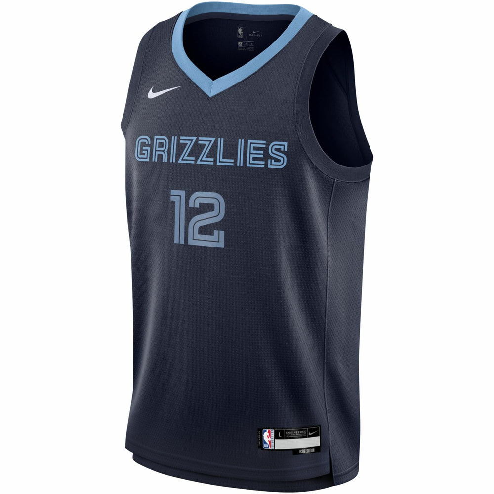 Ja Morant Memphis Grizzlies Youth Swingman Jersey Icon Edition Navy - Nike