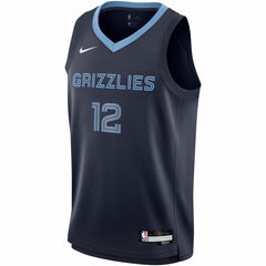 Ja Morant Memphis Grizzlies Youth Swingman Jersey Icon Edition Navy - Nike
